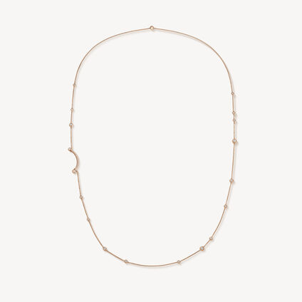 DREAM Comet Long Necklace, 18K Rose Gold, large
