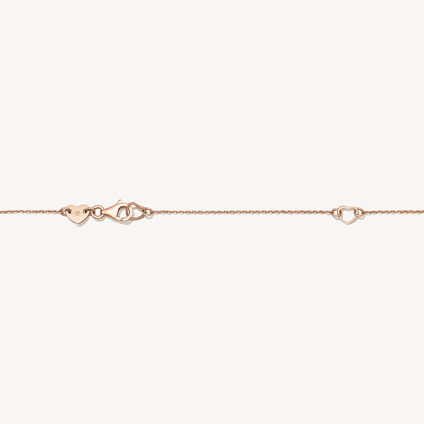 Joy Circle 鑽石項鏈, 18K 玫瑰金, large
