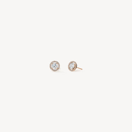 Joy 耳環, 18K 玫瑰金, large