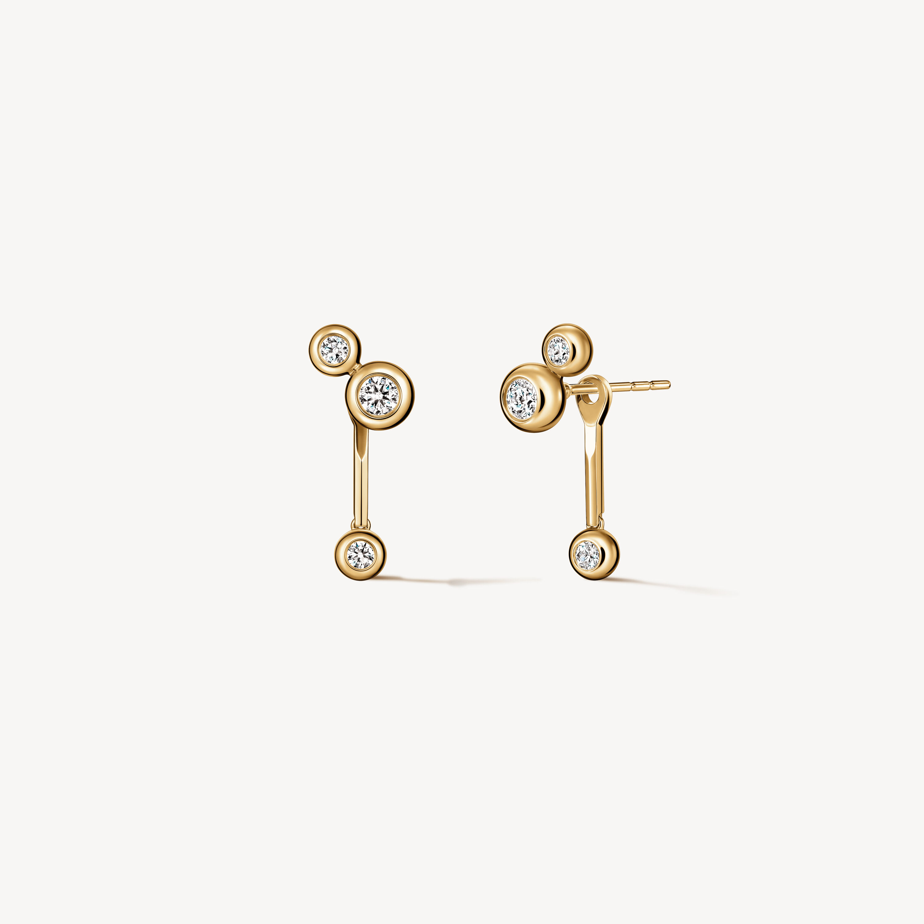 Dream Drop Earrings - Small, 18K Yellow Gold, large