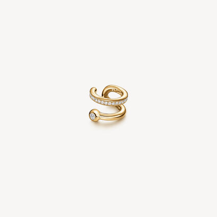 DREAM EAR CUFF , 18K Yellow Gold, large