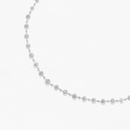 Joy Premium 項鏈, 18K 白金, large