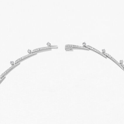 Vela Crossover French Cut Pavé 鑽石項鏈​, , large