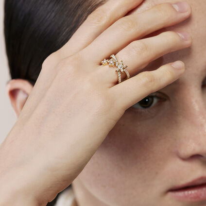 Illa Star Of The Show Ring, 18K White Gold, large